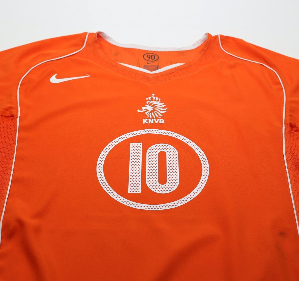 2004/06 VAN NISTELROOY #10 Holland Vintage Nike Home Football Shirt (XL)