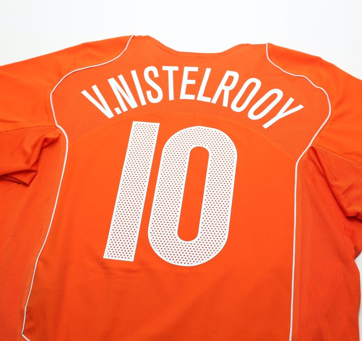 2004/06 VAN NISTELROOY #10 Holland Vintage Nike Home Football Shirt (XL)
