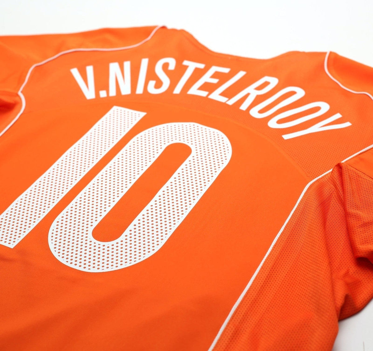 2004/06 VAN NISTELROOY #10 Holland Vintage Nike Home Football Shirt (XL)