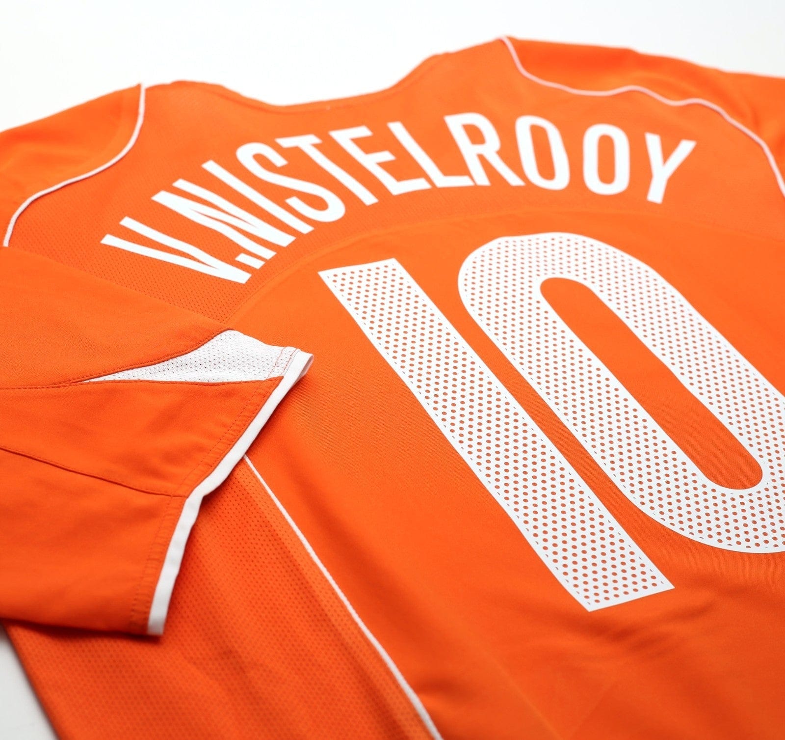 2004/06 VAN NISTELROOY #10 Holland Vintage Nike Home Football Shirt (XL)