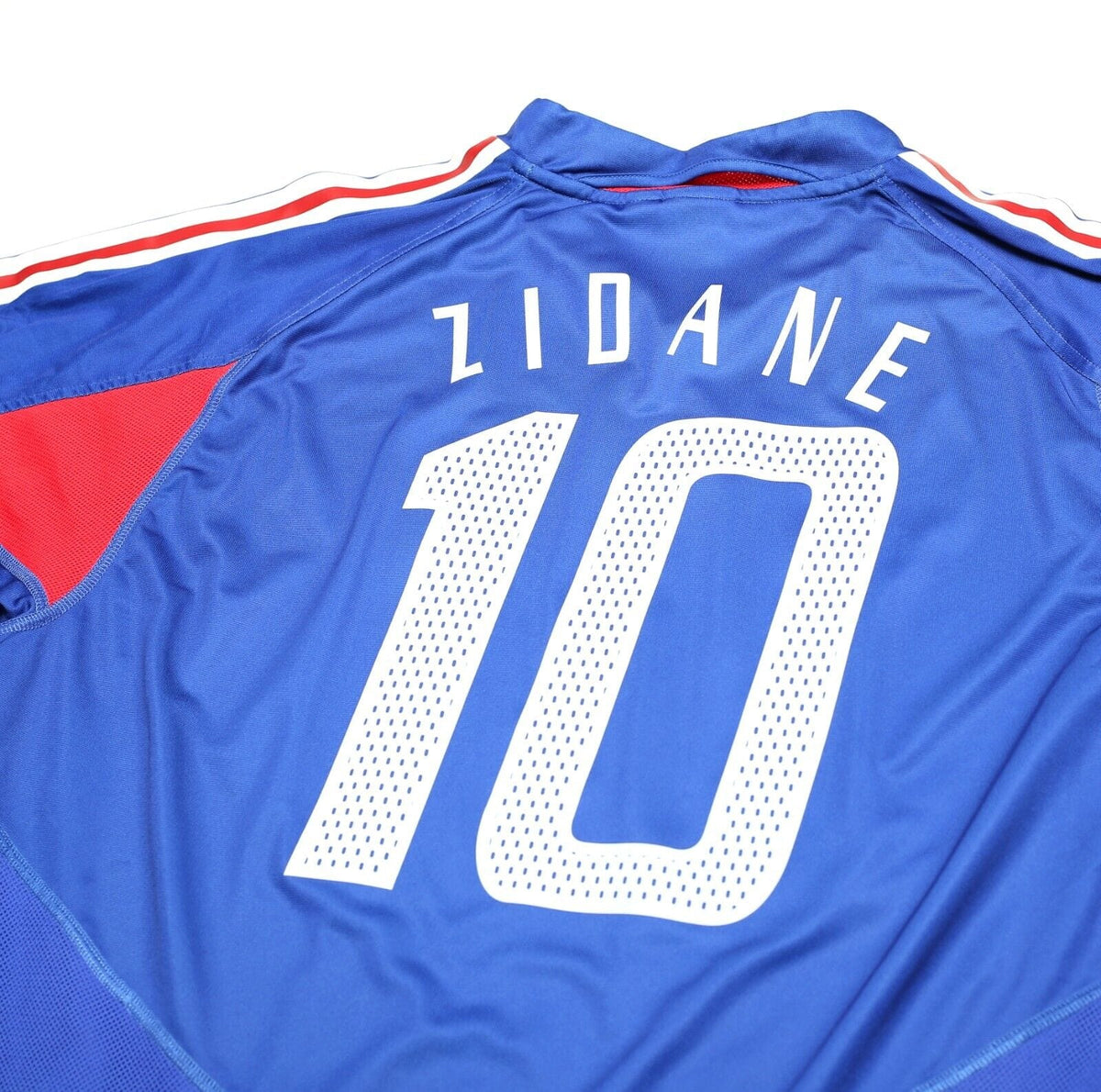 2004/06 ZIDANE #10 France Vintage adidas Home Football Shirt (XL) Euro 2004
