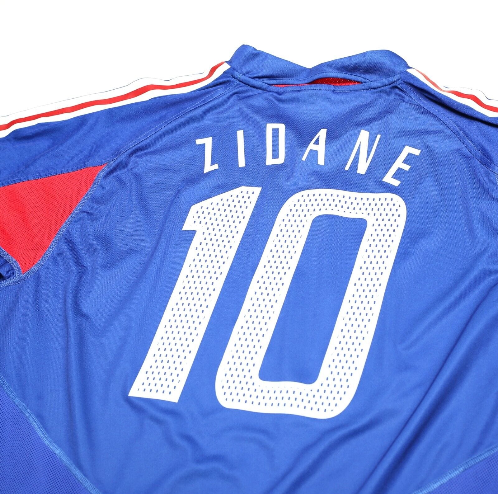 2004/06 ZIDANE #10 France Vintage adidas Home Football Shirt (XL) Euro 2004