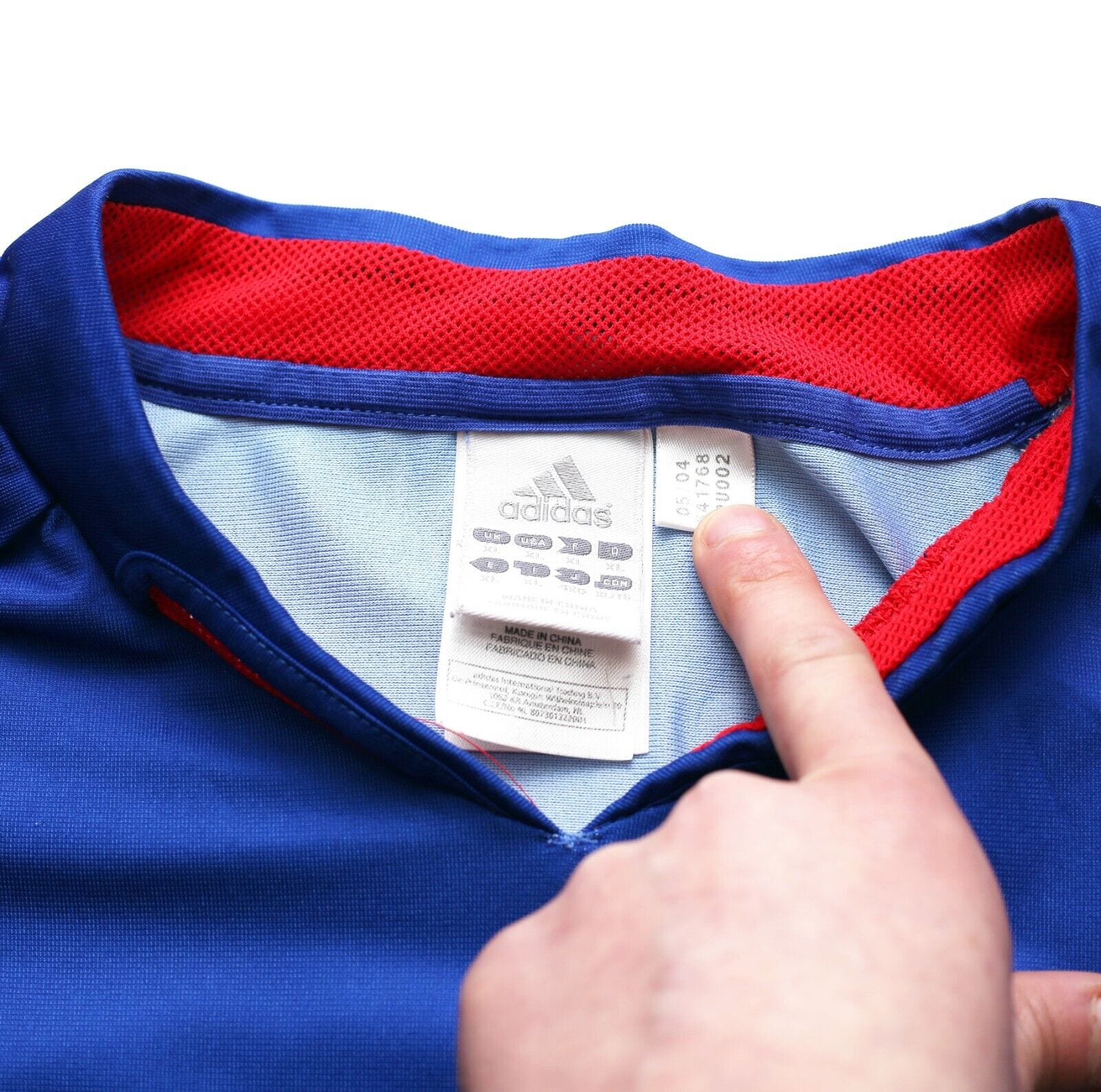 2004/06 ZIDANE #10 France Vintage adidas Home Football Shirt (XL) Euro 2004