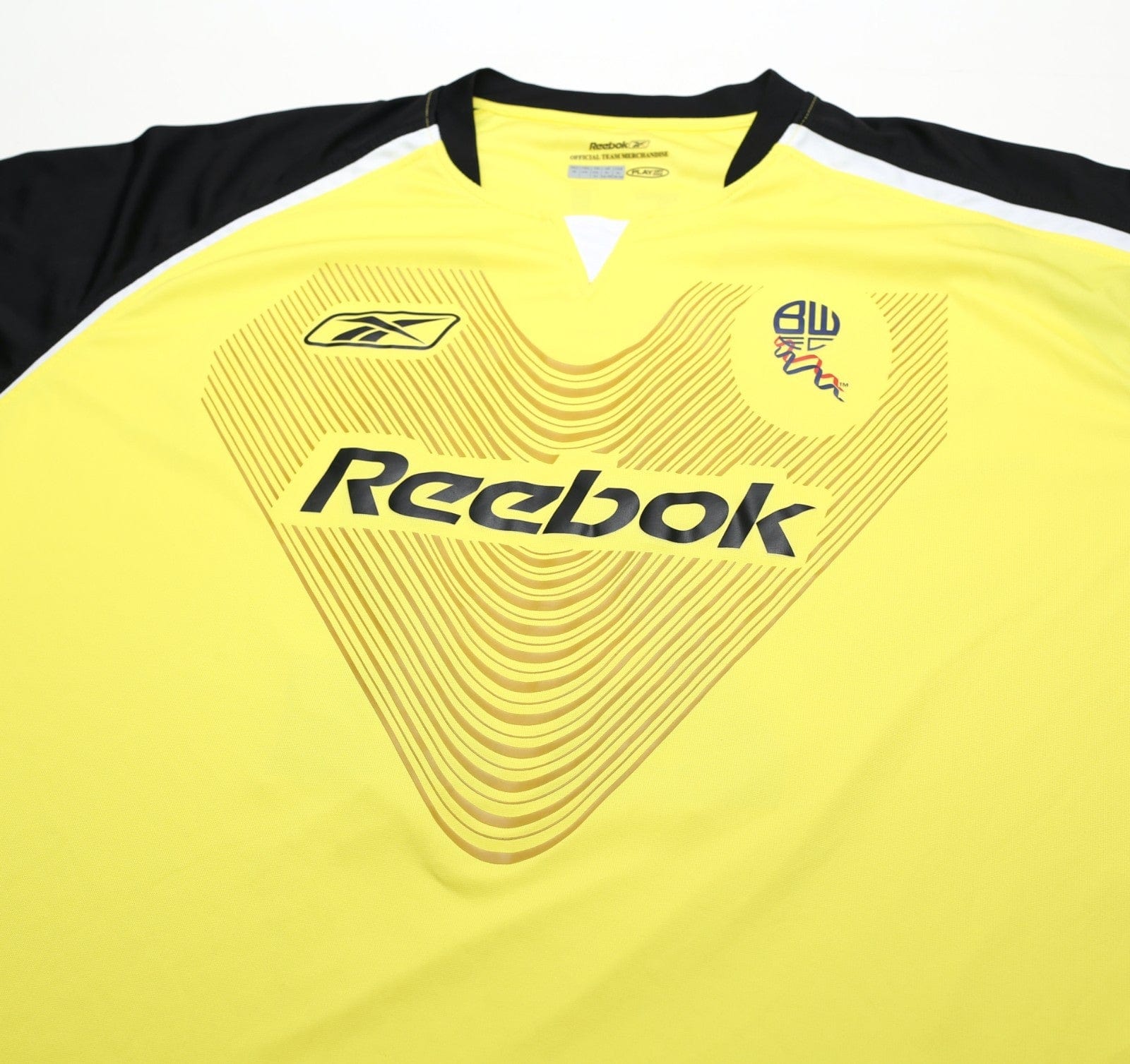 2004/07 JAASKELAINEN #22 Bolton Wanderers Vintage Reebok GK Football Shirt (XL)