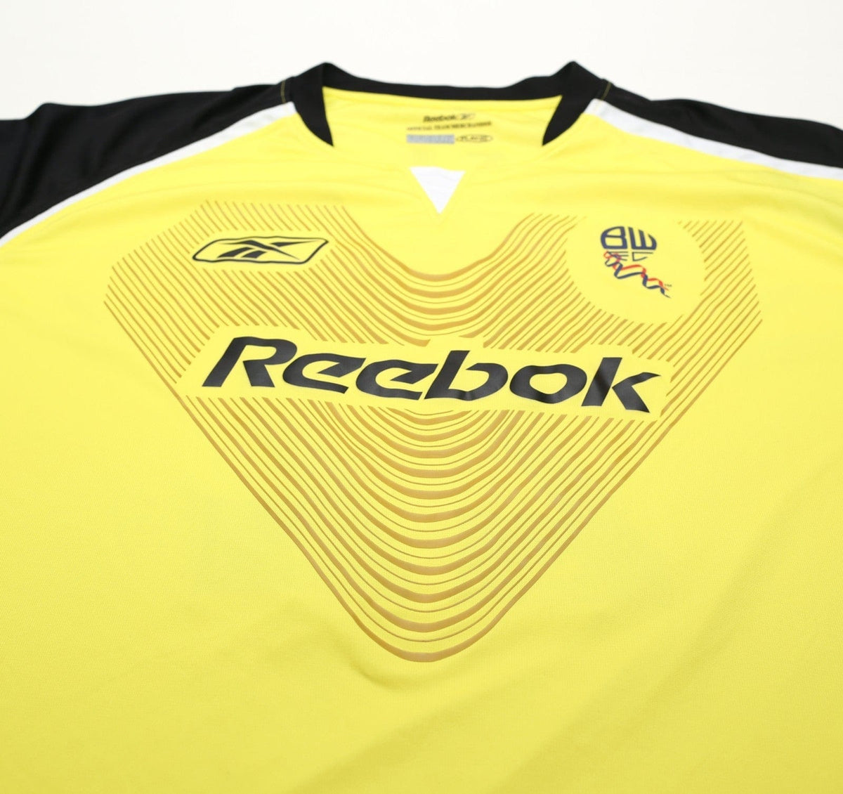 2004/07 JAASKELAINEN #22 Bolton Wanderers Vintage Reebok GK Football Shirt (XL)