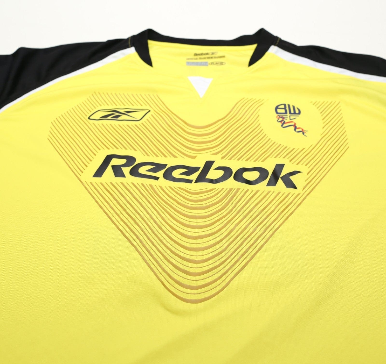 2004/07 JAASKELAINEN #22 Bolton Wanderers Vintage Reebok GK Football Shirt (XL)