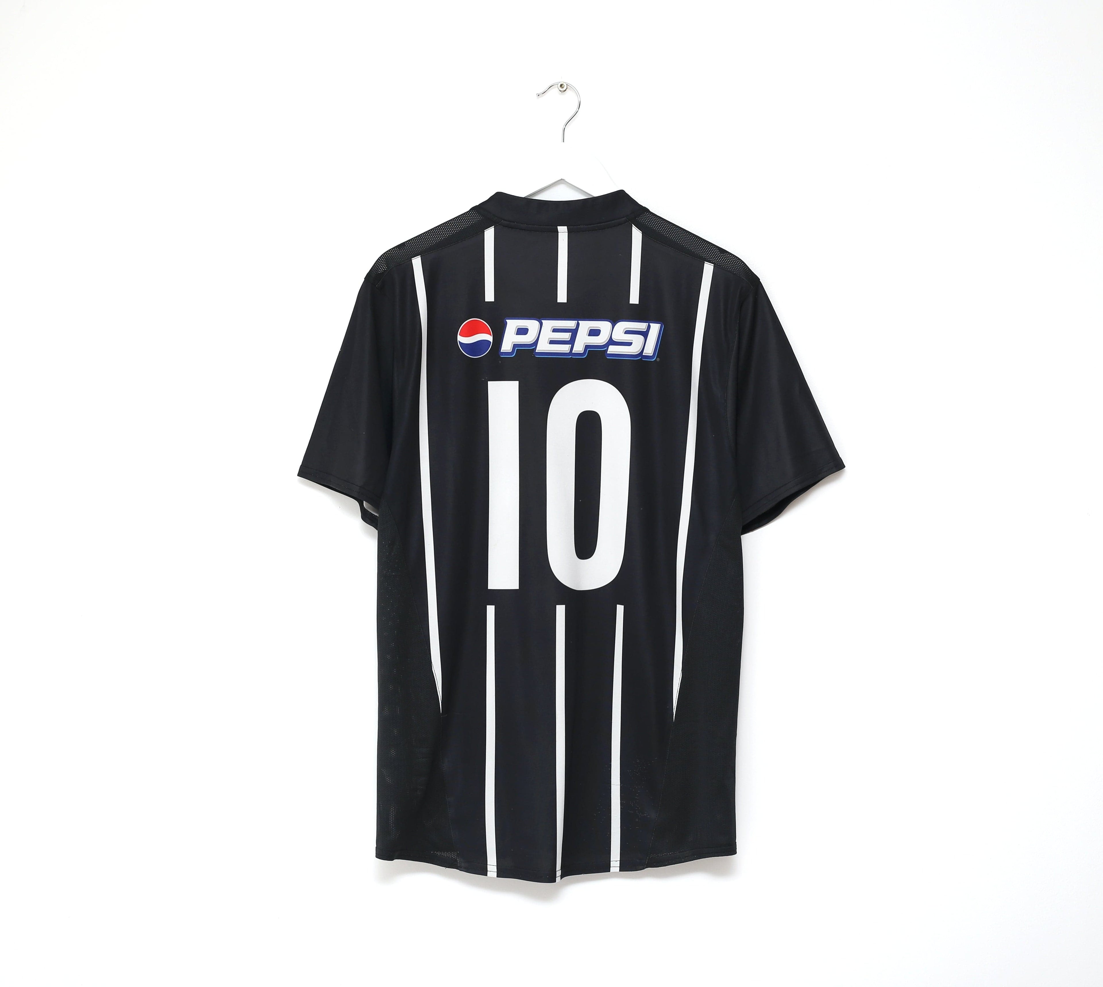 2004 CORINTHIANS Vintage Nike Away Football Shirt Jersey (L) Pepsi Twist