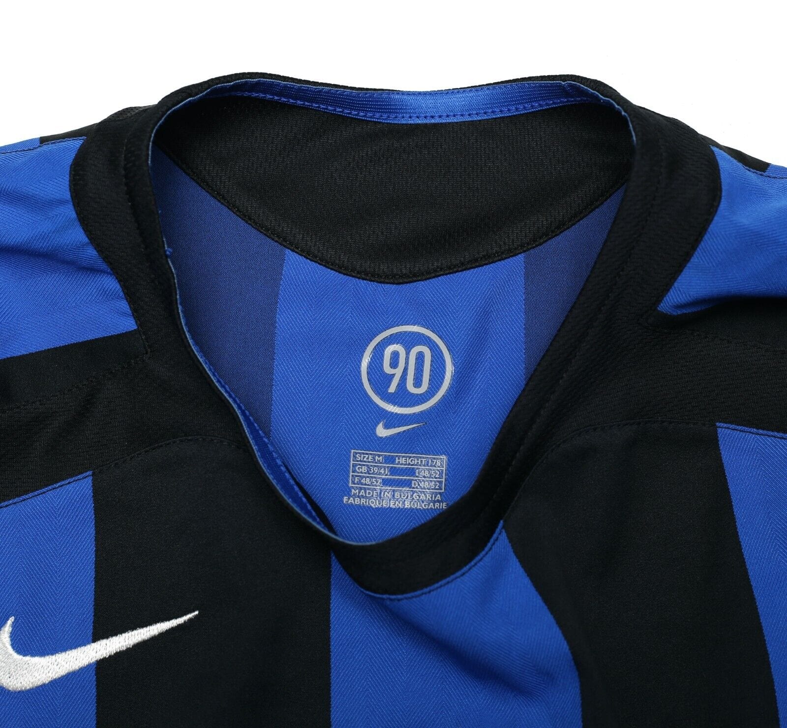 2005/06 ADRIANO #10 Inter Milan Vintage Nike Home Football Shirt (M)