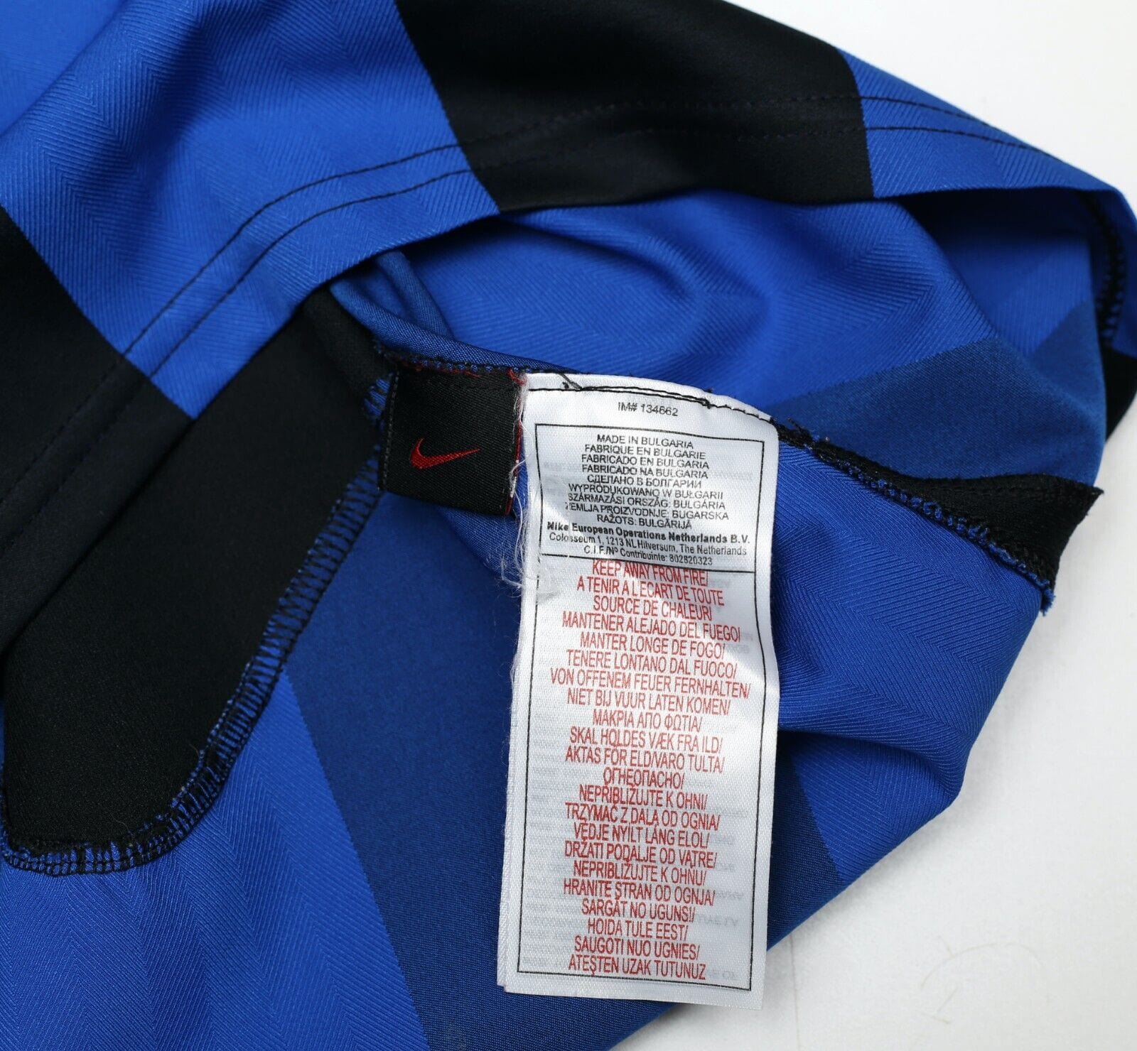 2005/06 ADRIANO #10 Inter Milan Vintage Nike Home Football Shirt (M)