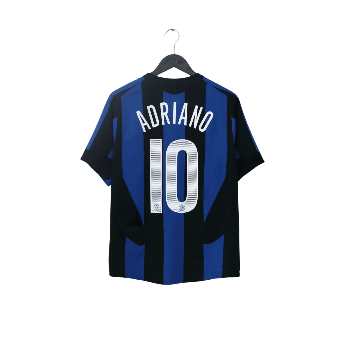 2005/06 Adriano #10 Inter Milan Vintage Nike Home Football Shirt (S)
