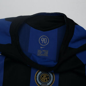 2005/06 Adriano #10 Inter Milan Vintage Nike Home Football Shirt (S)