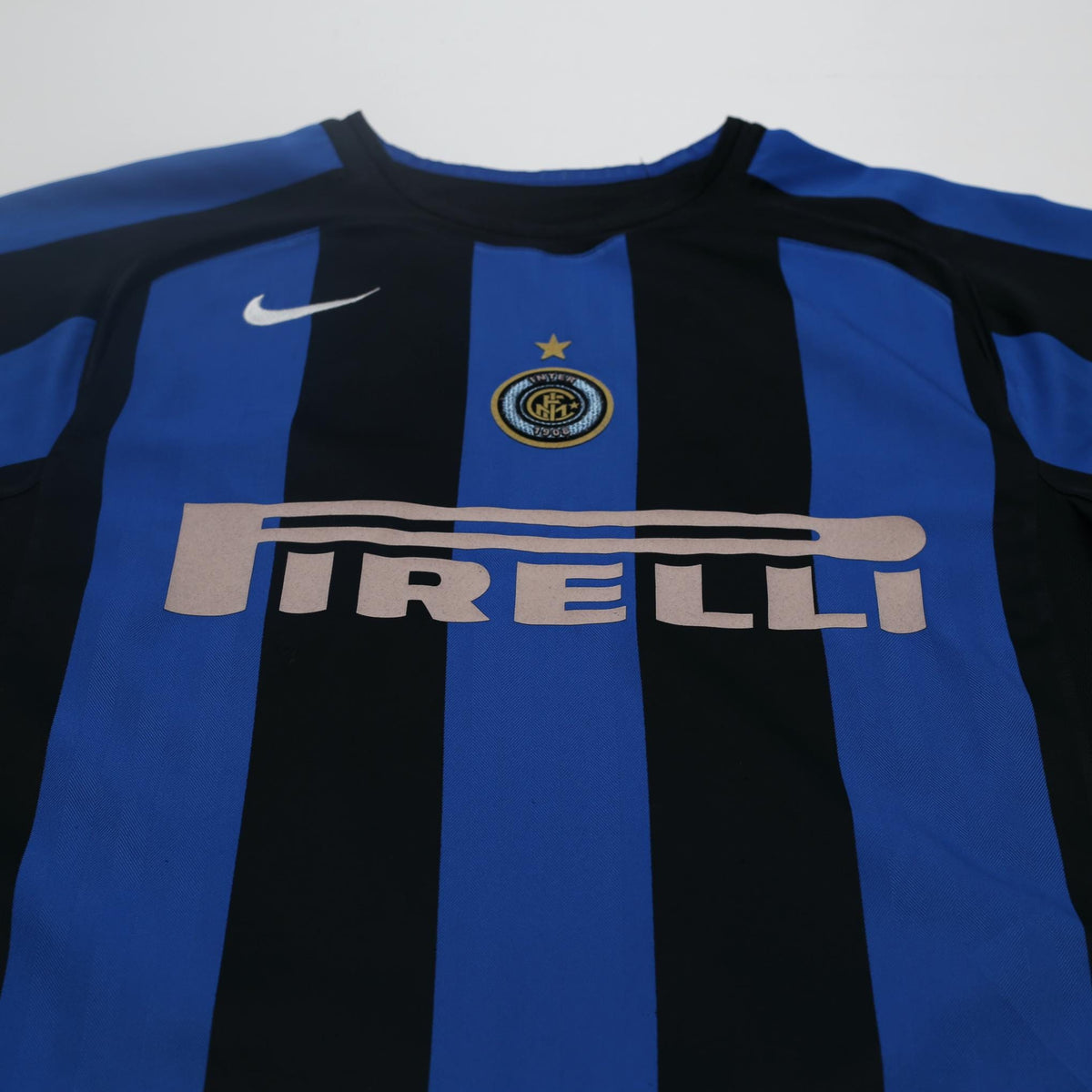 2005/06 Adriano #10 Inter Milan Vintage Nike Home Football Shirt (S)