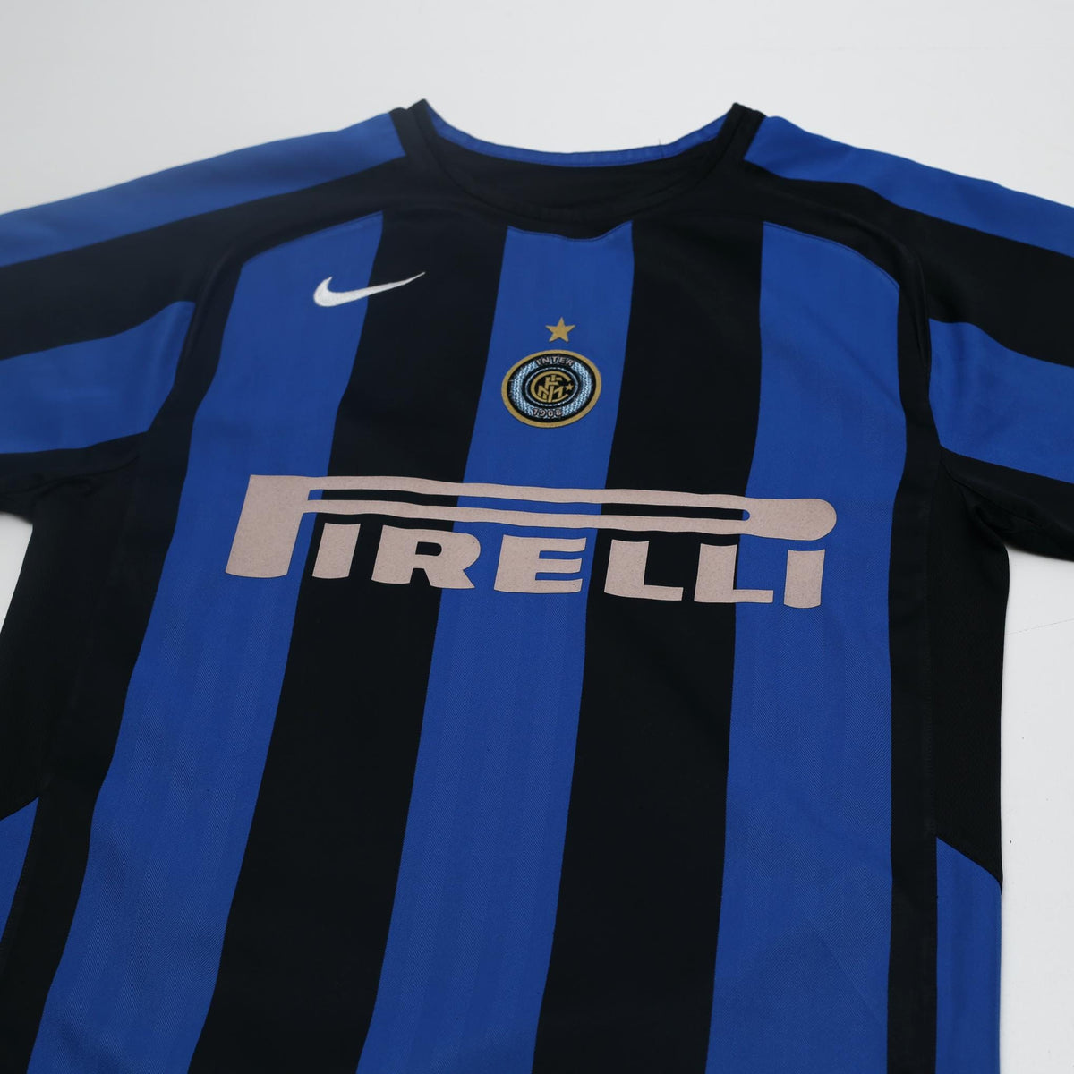 2005/06 Adriano #10 Inter Milan Vintage Nike Home Football Shirt (S)