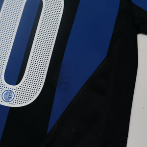 2005/06 Adriano #10 Inter Milan Vintage Nike Home Football Shirt (S)