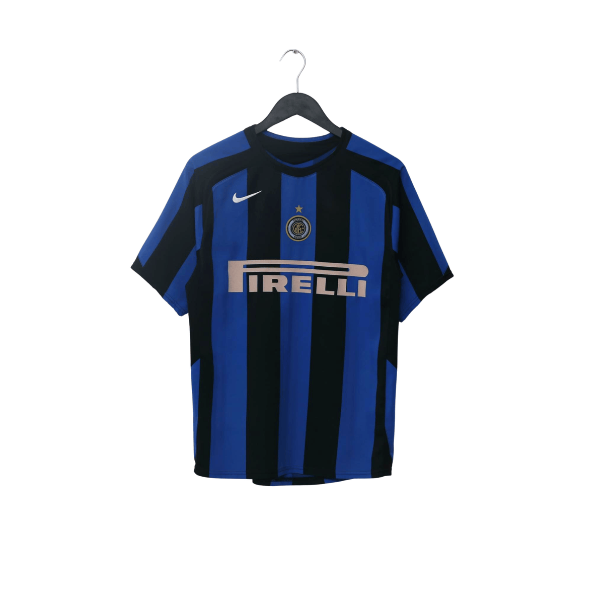 2005/06 Adriano #10 Inter Milan Vintage Nike Home Football Shirt (S)