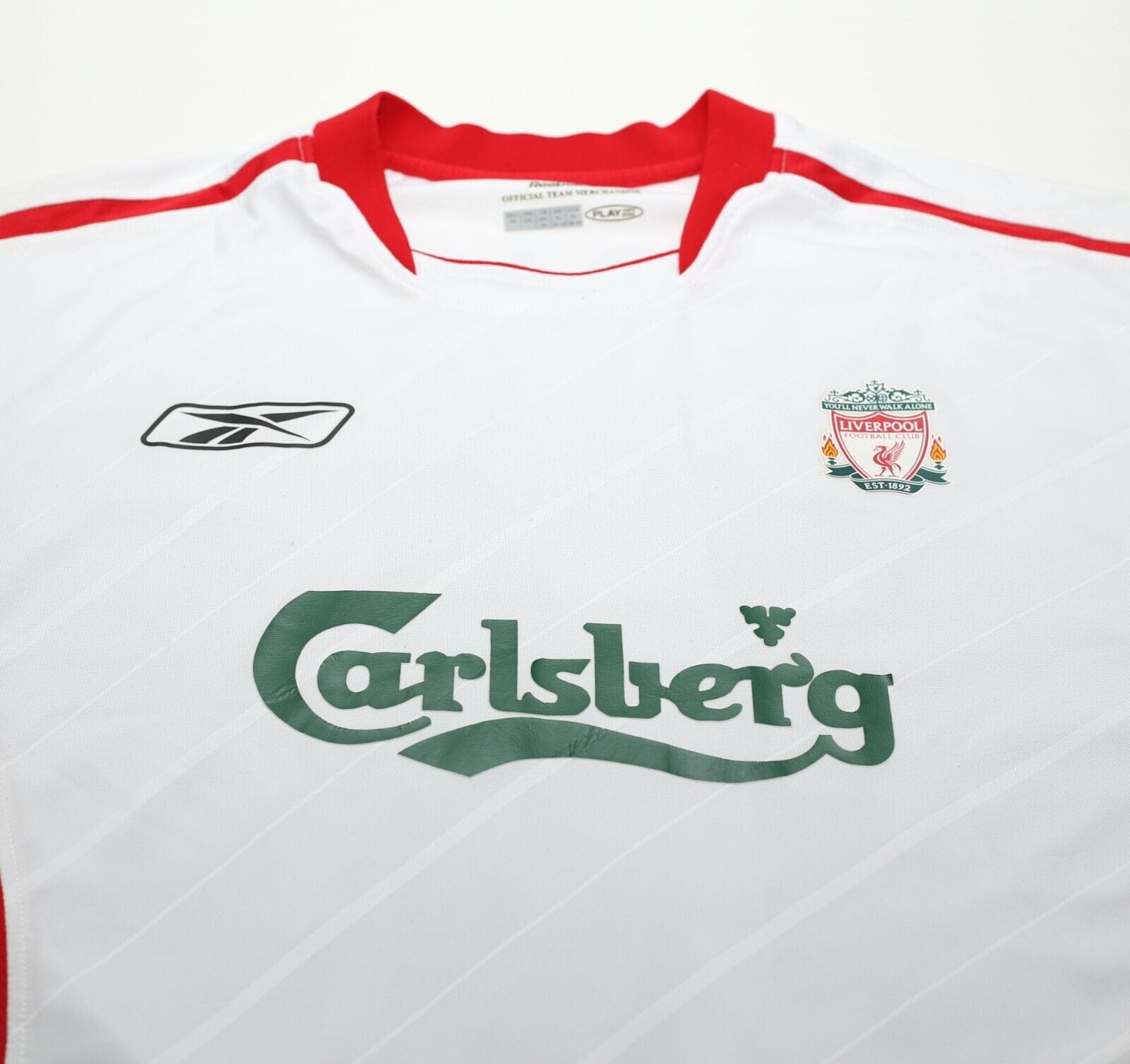 2005/06 ALONSO #14 Liverpool Vintage Reebok Away Football Shirt (XL)