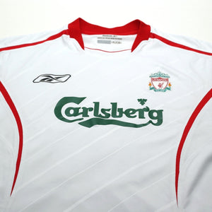 2005/06 Alonso #14 Vintage Liverpool Reebok Away Football Shirt (M)