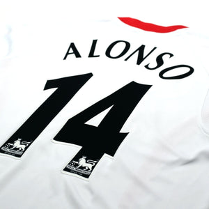 2005/06 Alonso #14 Vintage Liverpool Reebok Away Football Shirt (M)