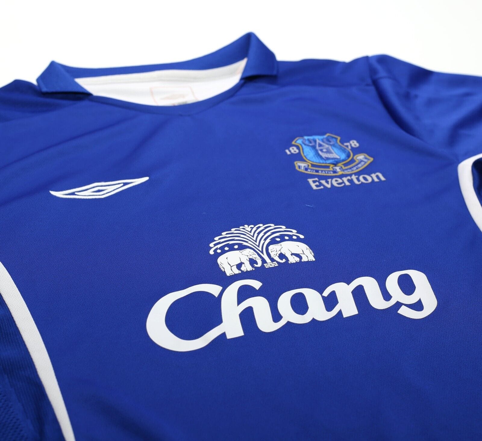 2005/06 ARTETA #6 Everton Vintage Umbro Home Football Shirt Jersey (M)