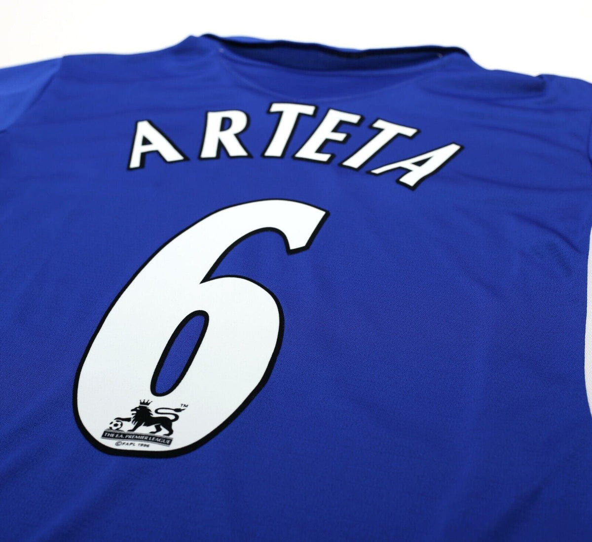 2005/06 ARTETA #6 Everton Vintage Umbro Home Football Shirt Jersey (M)