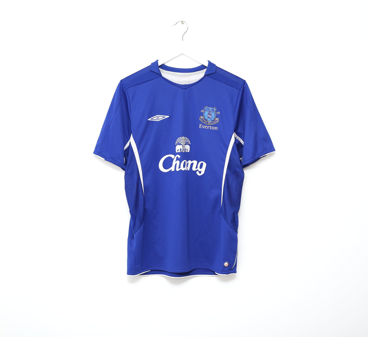 2005/06 ARTETA #6 Everton Vintage Umbro Home Football Shirt Jersey (M)