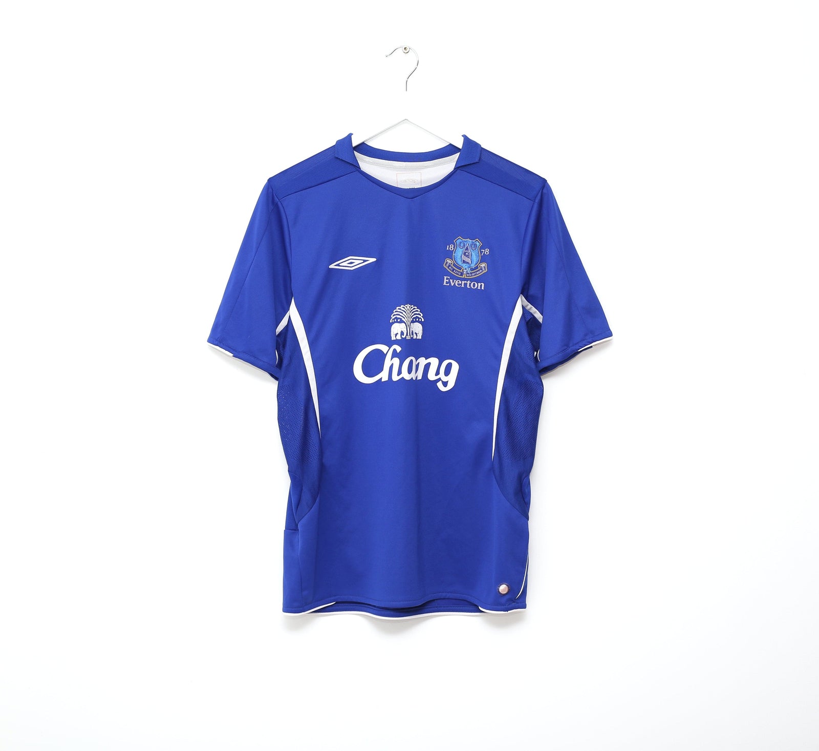 2005/06 ARTETA #6 Everton Vintage Umbro Home Football Shirt Jersey (M)