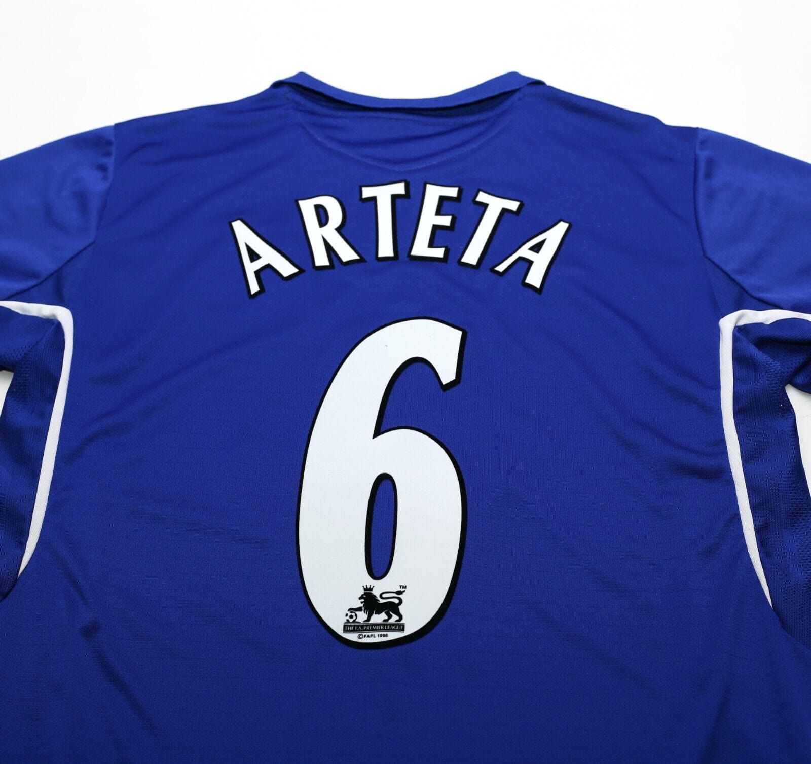 2005/06 ARTETA #6 Everton Vintage Umbro Home Football Shirt (L)