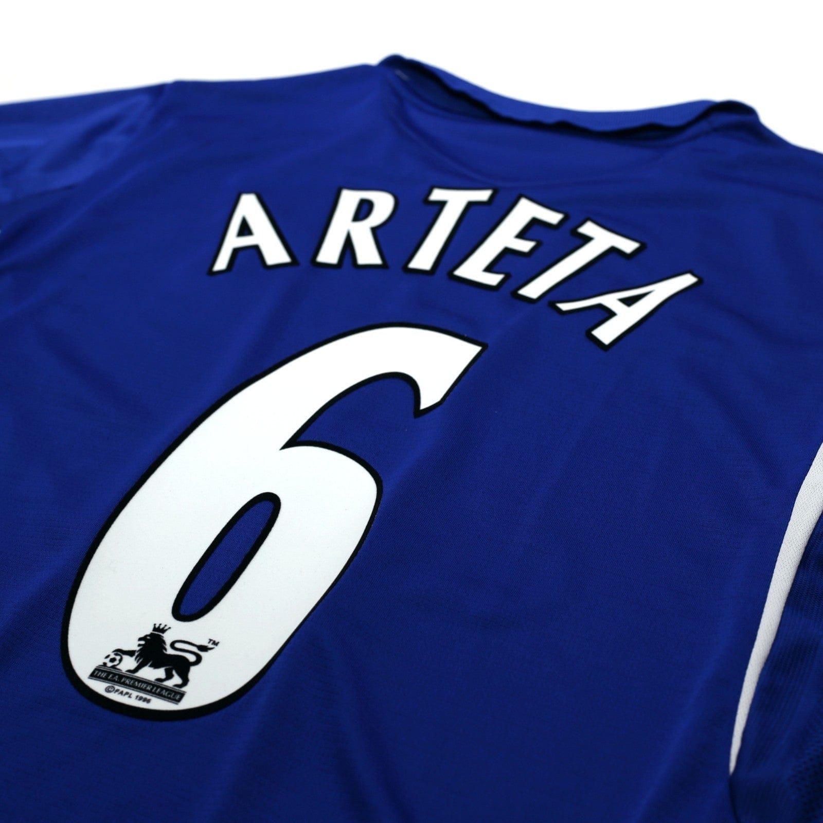 2005/06 Arteta #6 Everton Vintage Umbro Home Football Shirt (M)