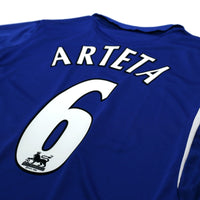 2005/06 Arteta #6 Everton Vintage Umbro Home Football Shirt (M)