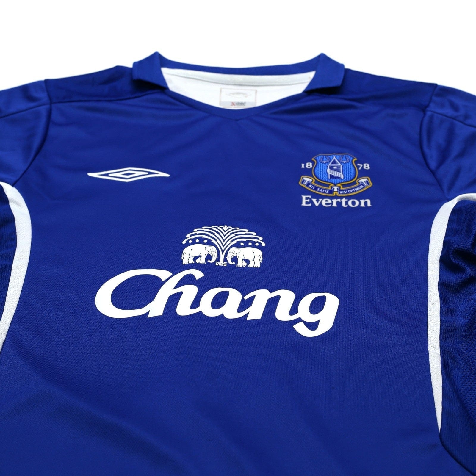 2005/06 Arteta #6 Everton Vintage Umbro Home Football Shirt (M)