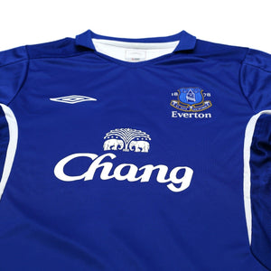 2005/06 Arteta #6 Everton Vintage Umbro Home Football Shirt (M)