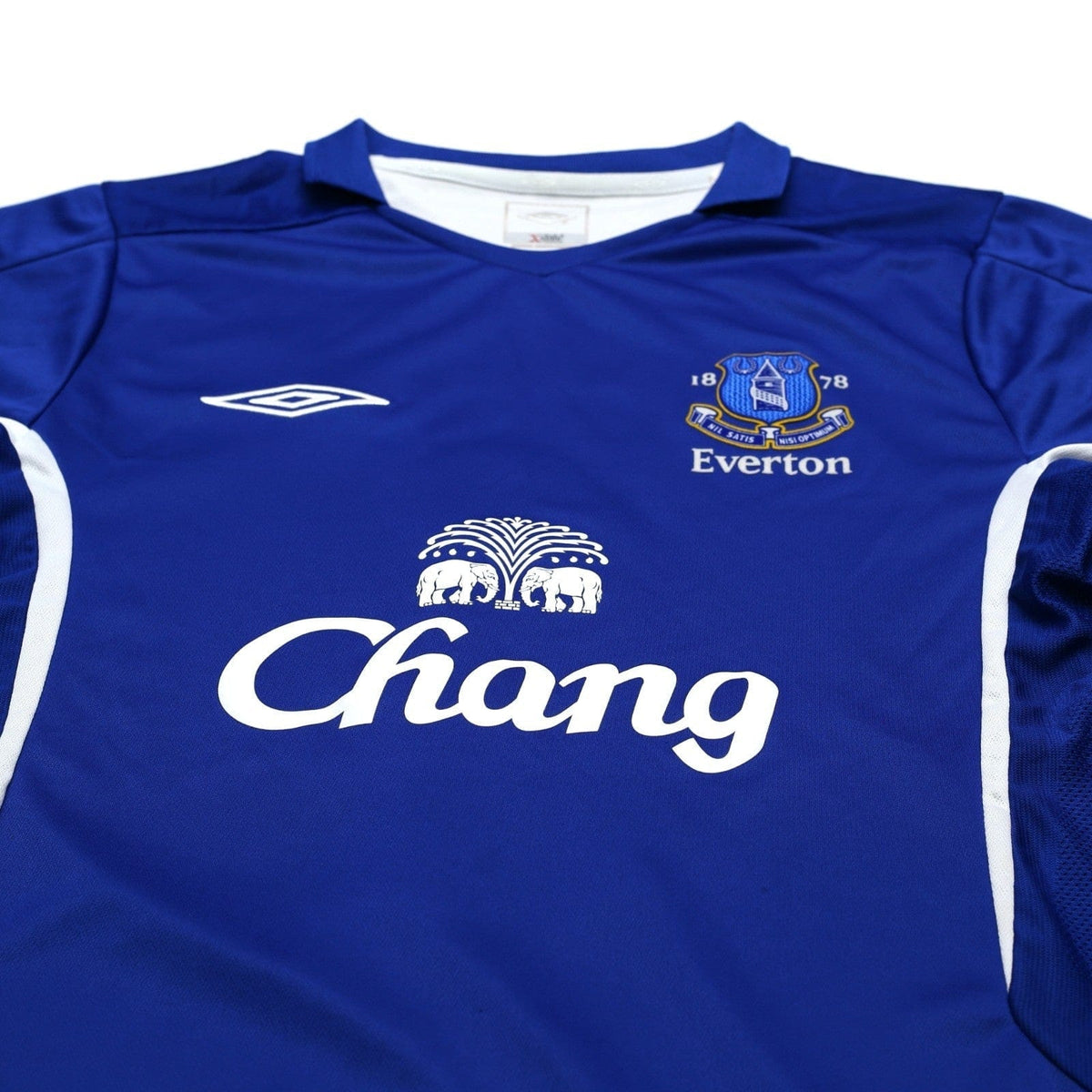 2005/06 Arteta #6 Everton Vintage Umbro Home Football Shirt (M)