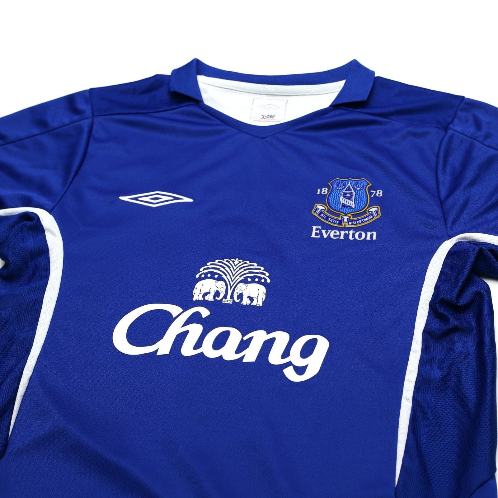 2005/06 Arteta #6 Everton Vintage Umbro Home Football Shirt (M)