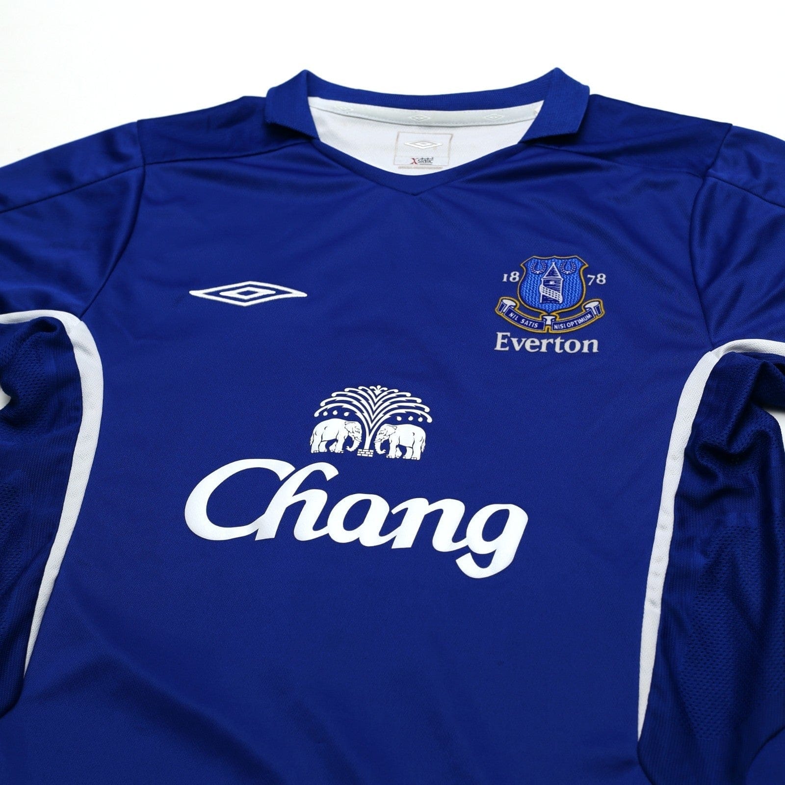 2005/06 Arteta #6 Everton Vintage Umbro Home Football Shirt (M)