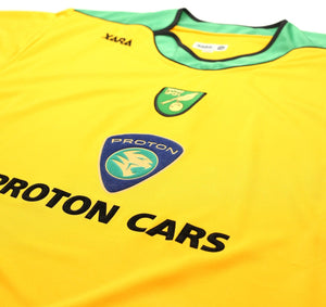 2005/06 ASHTON #10 Norwich City Vintage XARA Home Football Shirt (XL)