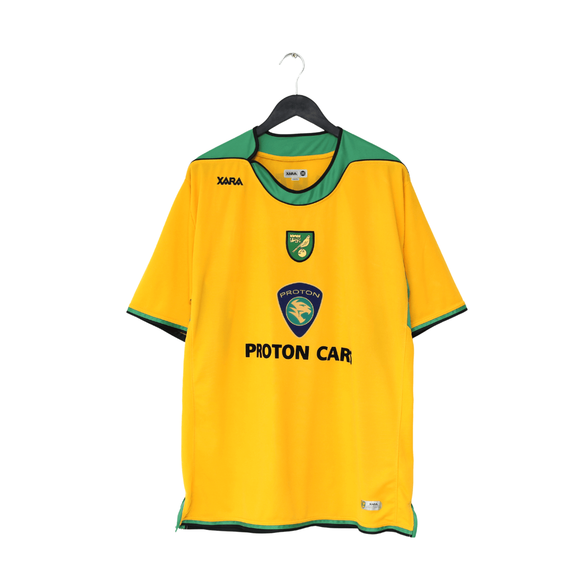 2005/06 ASHTON #10 Norwich City Vintage XARA Home Football Shirt (XL)