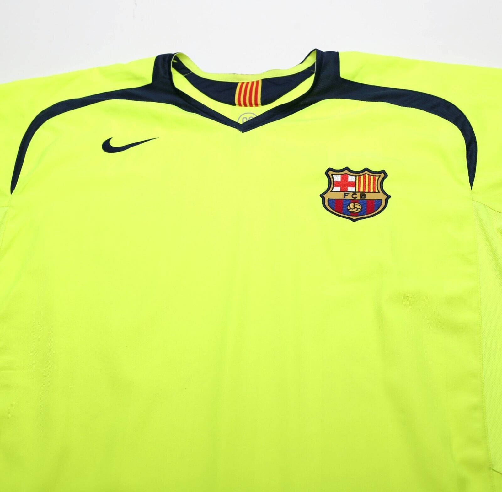 2005/06 BARCELONA Vintage Nike Away Football Shirt Jersey (XXL)