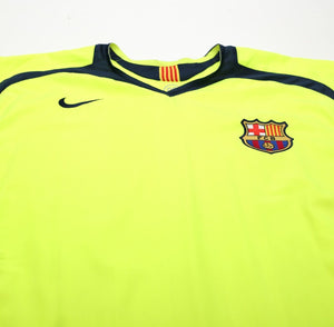 2005/06 BARCELONA Vintage Nike Away Football Shirt Jersey (XXL)