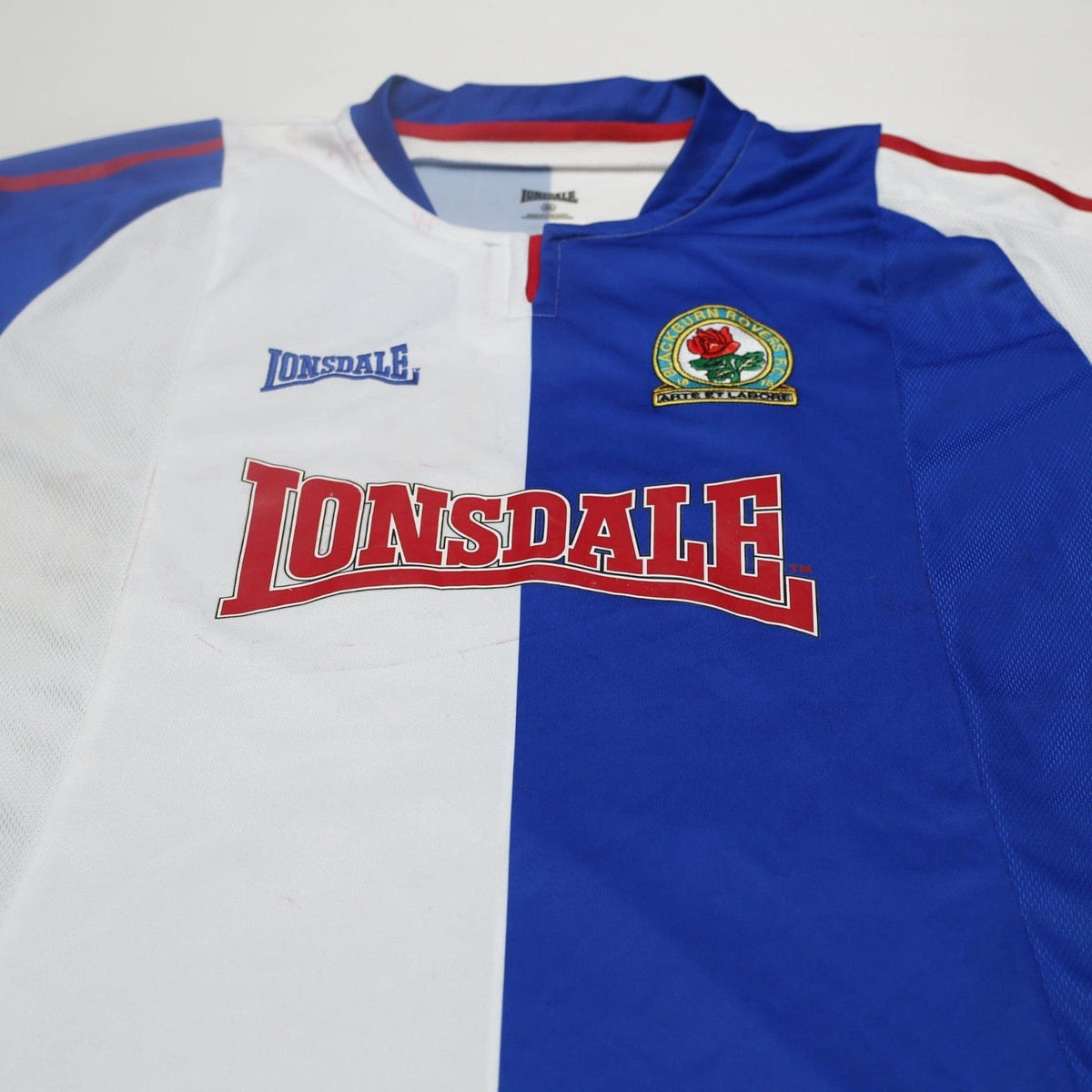 2005/06 Bentley #29 Blackburn Rovers Vintage Lonsdale Home Football Shirt (XL)