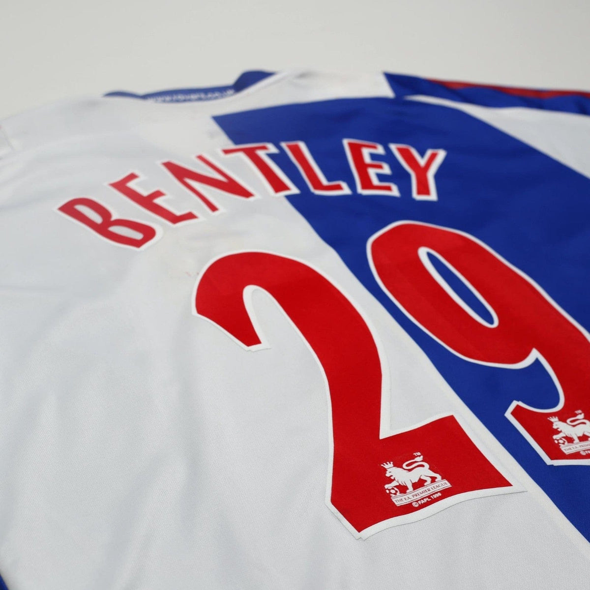 2005/06 Bentley #29 Blackburn Rovers Vintage Lonsdale Home Football Shirt (XL)