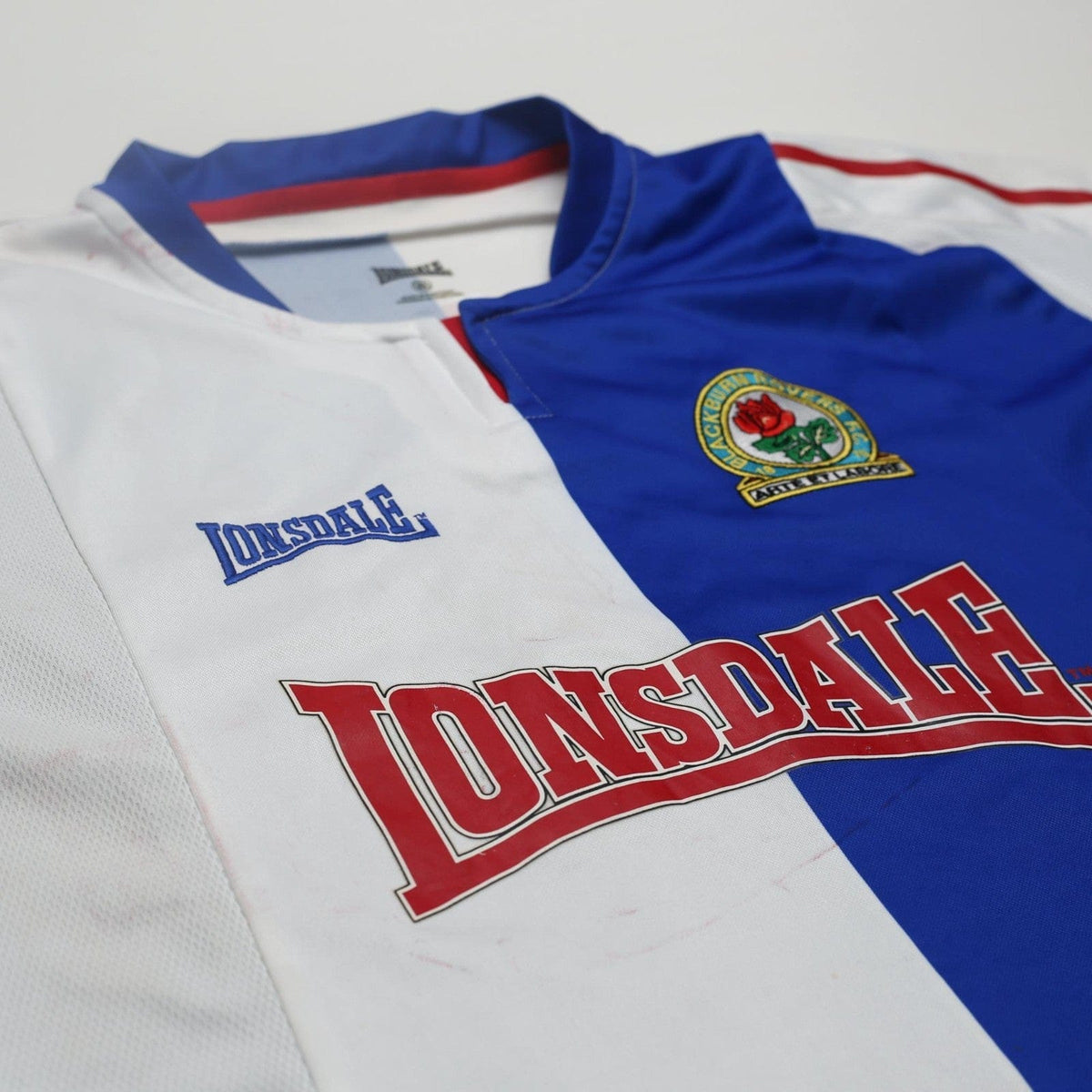 2005/06 Bentley #29 Blackburn Rovers Vintage Lonsdale Home Football Shirt (XL)