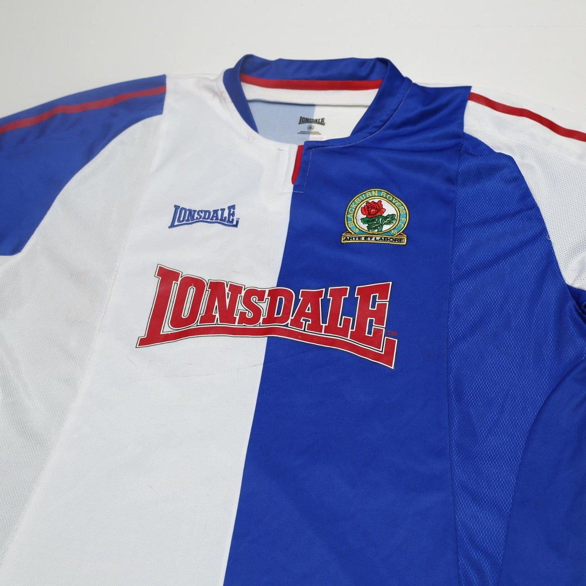 2005/06 Bentley #29 Blackburn Rovers Vintage Lonsdale Home Football Shirt (XL)