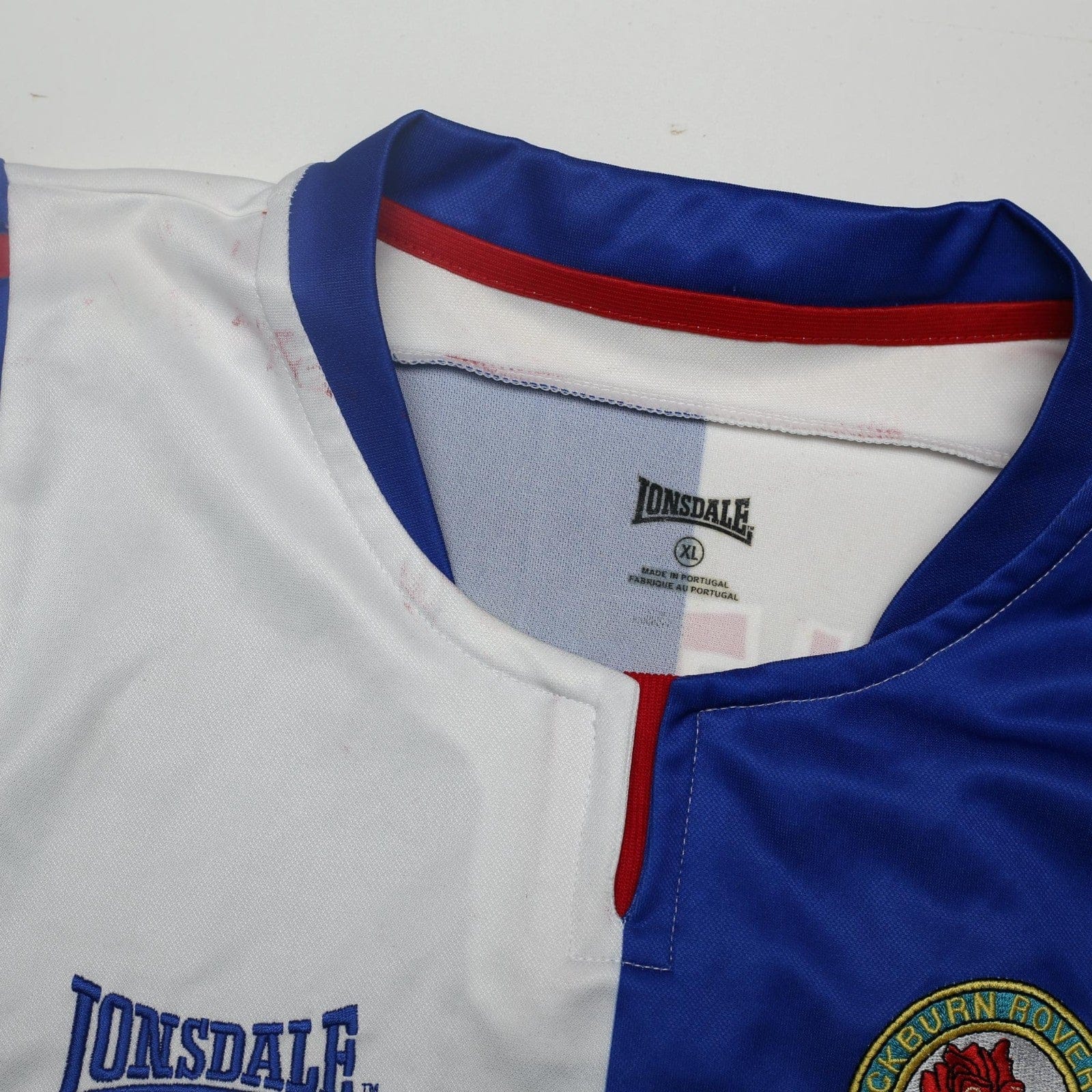 2005/06 Bentley #29 Blackburn Rovers Vintage Lonsdale Home Football Shirt (XL)