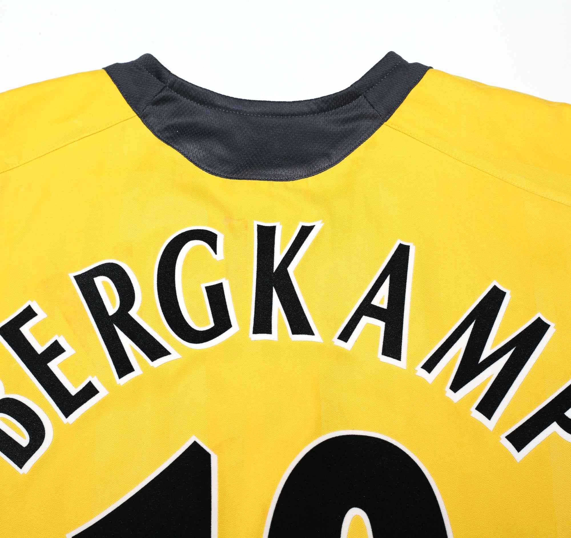 2005/06 BERGKAMP #10 Arsenal Vintage Nike Away Football Shirt (L)