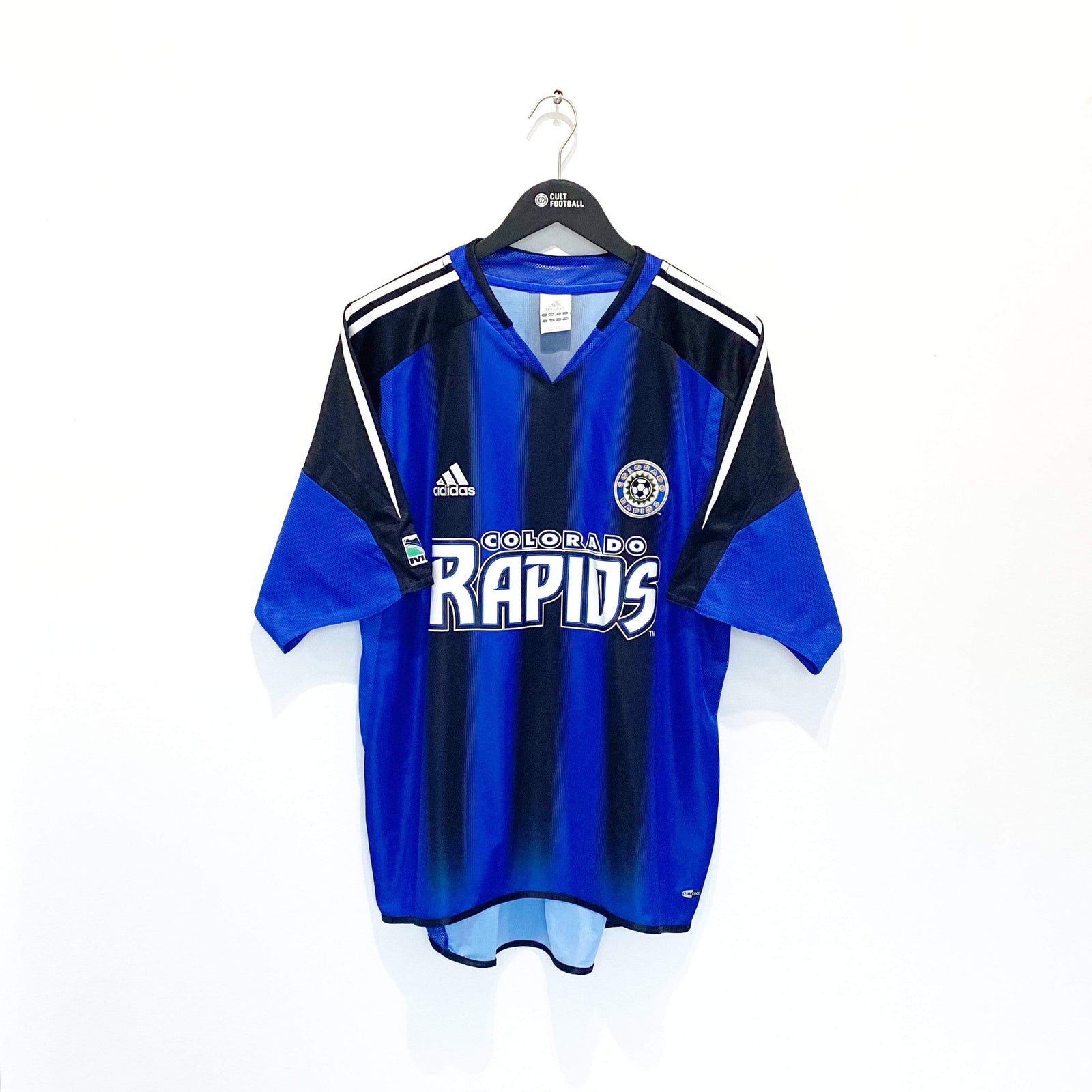 2005/06 COLORADO RAPIDS Vintage adidas Home Football Shirt Jersey (L) MLS MINT