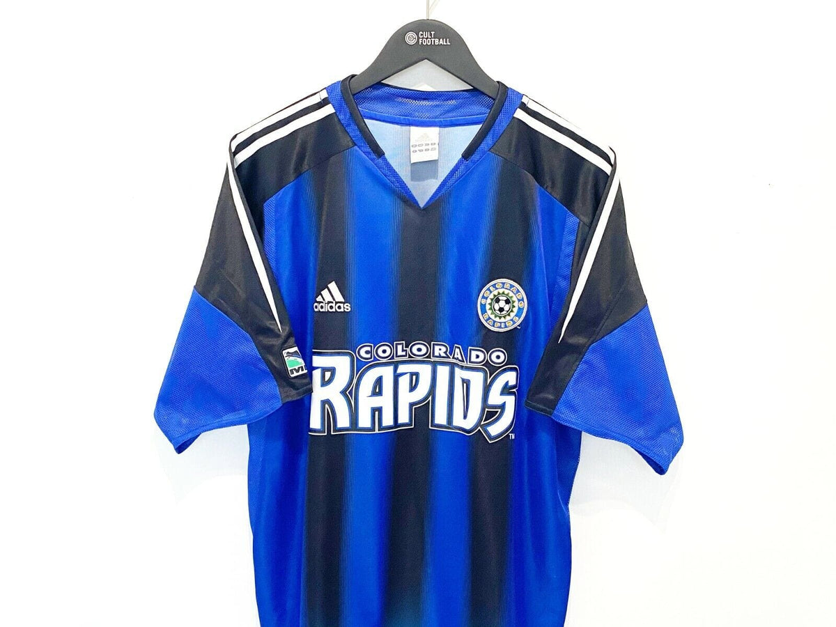2005/06 COLORADO RAPIDS Vintage adidas Home Football Shirt Jersey (L) MLS MINT
