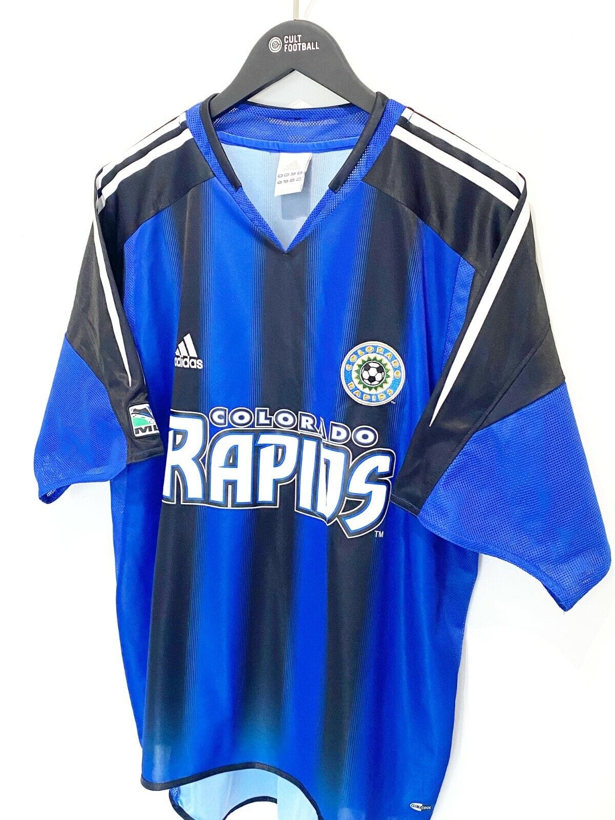 2005/06 COLORADO RAPIDS Vintage adidas Home Football Shirt Jersey (L) MLS MINT