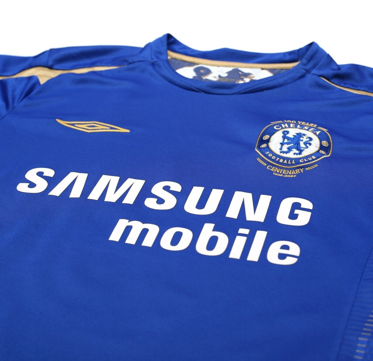 2005/06 CRESPO #9 Chelsea Vintage Umbro UCL Home Football Shirt Jersey (M)