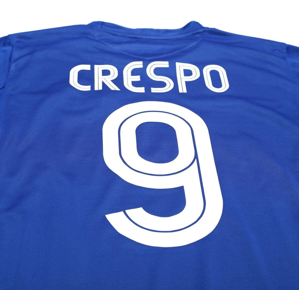 2005/06 CRESPO #9 Chelsea Vintage Umbro UCL Home Football Shirt Jersey (M)