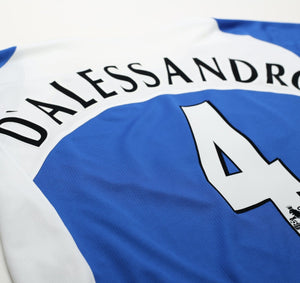 2005/06 D'ALESSANDRO #4 Portsmouth Vintage Jako Home Football Shirt (L)